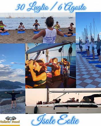 Yoga e vela: crociera olistica alle isole eolie